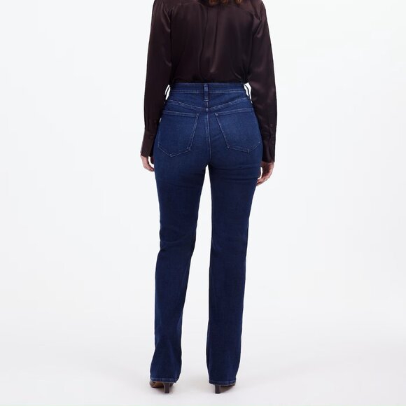 NWT Madewell Curvy Kick Out Full Length Jeans in Kingston Wash Women's Size 32 - Picture 9 of 9